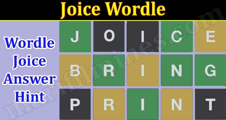 Gaming Tips Joice Wordle