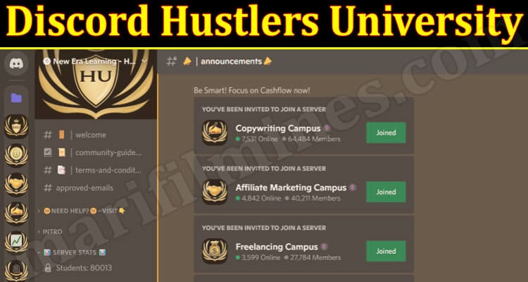 Latest News Discord Hustlers University