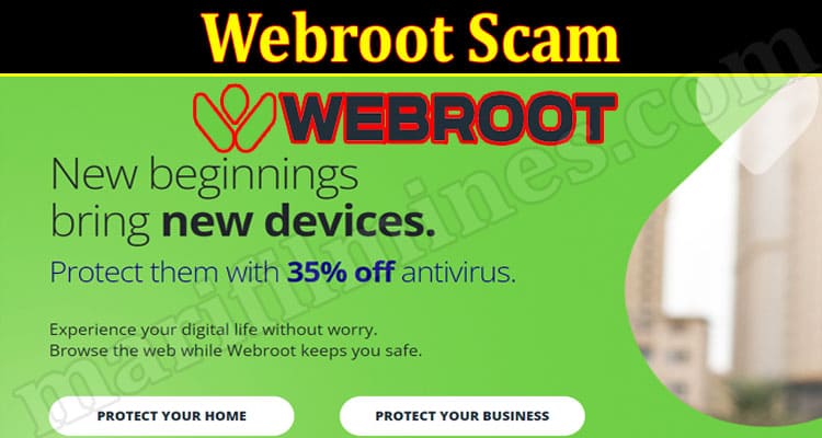 Latest News Webroot Scam
