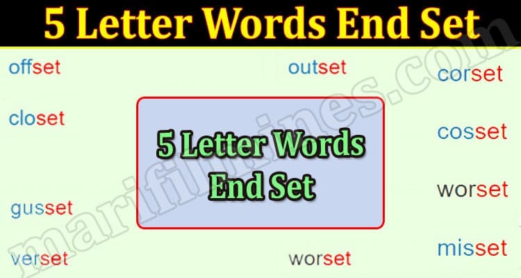 gaming tips 5 Letter Words End Set