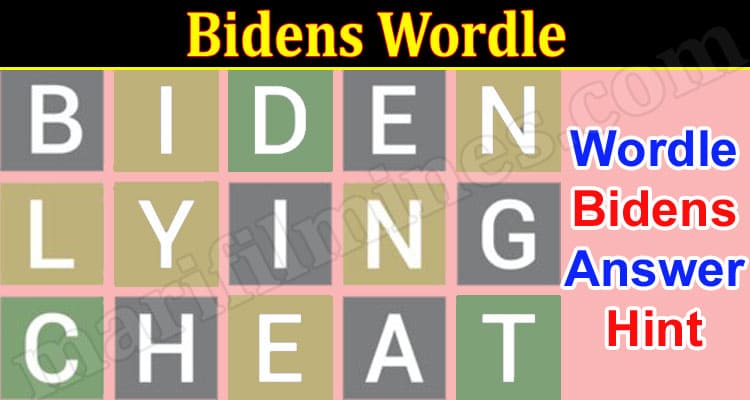 Gaming Tips Bidens Wordle
