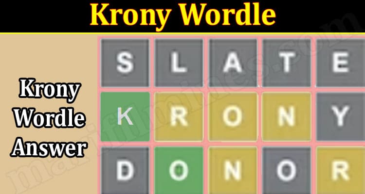 Gaming Tips Krony Wordle