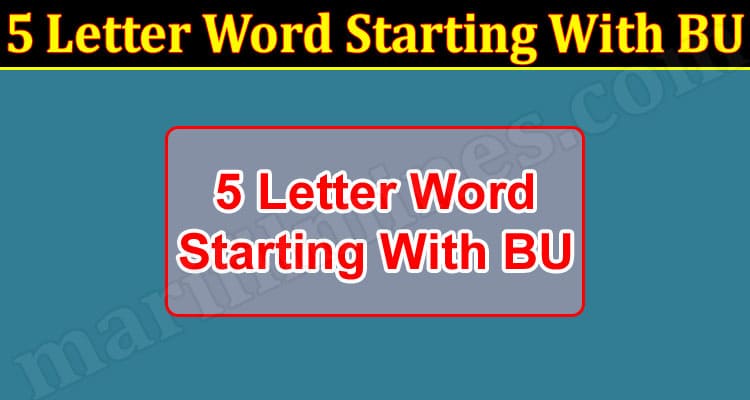 Gaming tips 5 Letter Word Starting With BU