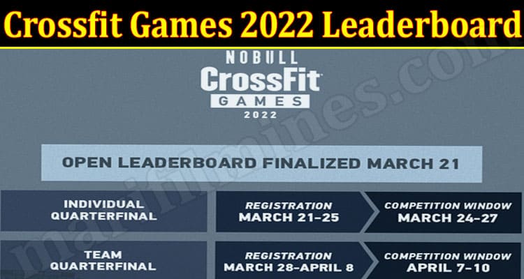 Gaming tips Crossfit Games 2022 Leaderboard