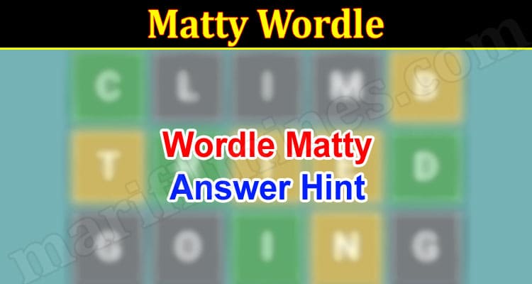 Gaming tips Matty Wordle
