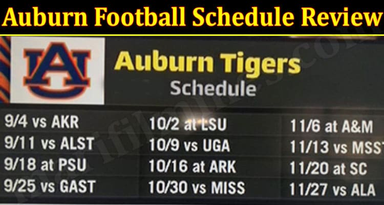 Latest News Auburn Football Schedule Review