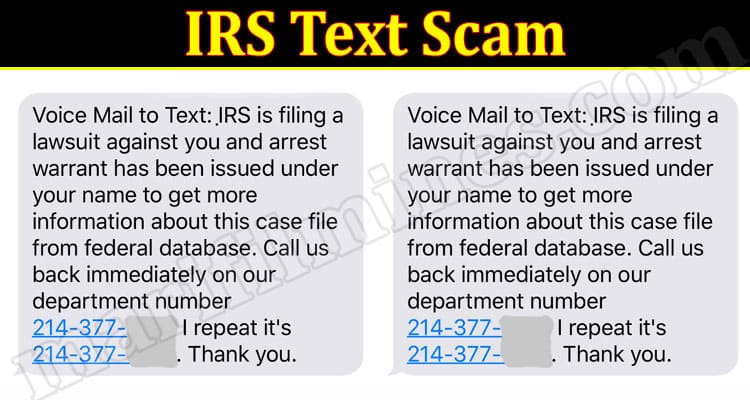 Latest News IRS Text Scam