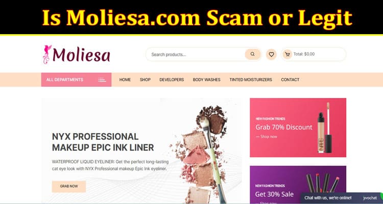 Moliesa.com Online website Reviews