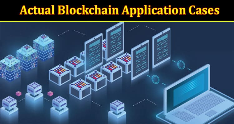 More About the Actual Blockchain Application Cases!