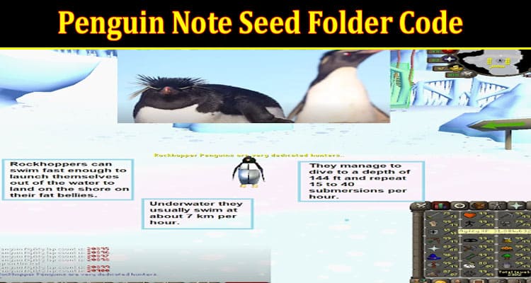 Latest News Penguin Note Seed Folder Code