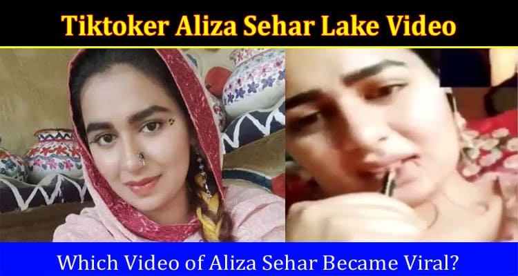 Latest News Tiktoker Aliza Sehar Lake Video