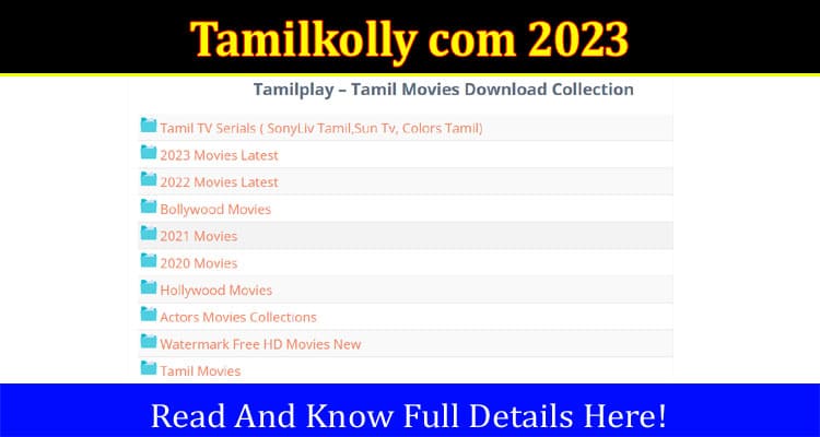 Latest News Tamilkolly com 2023